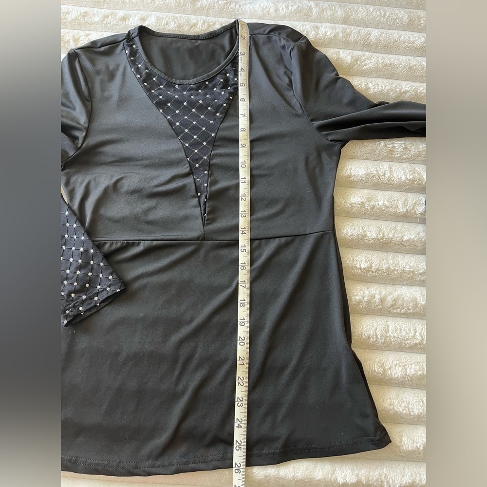 Mesh Insert Long Sleeve Top! - Picture 7 of 10